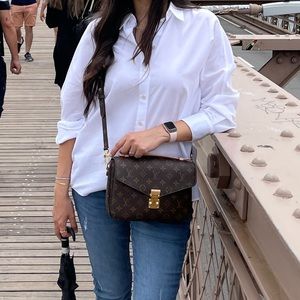 Relaxed fit button down shirt